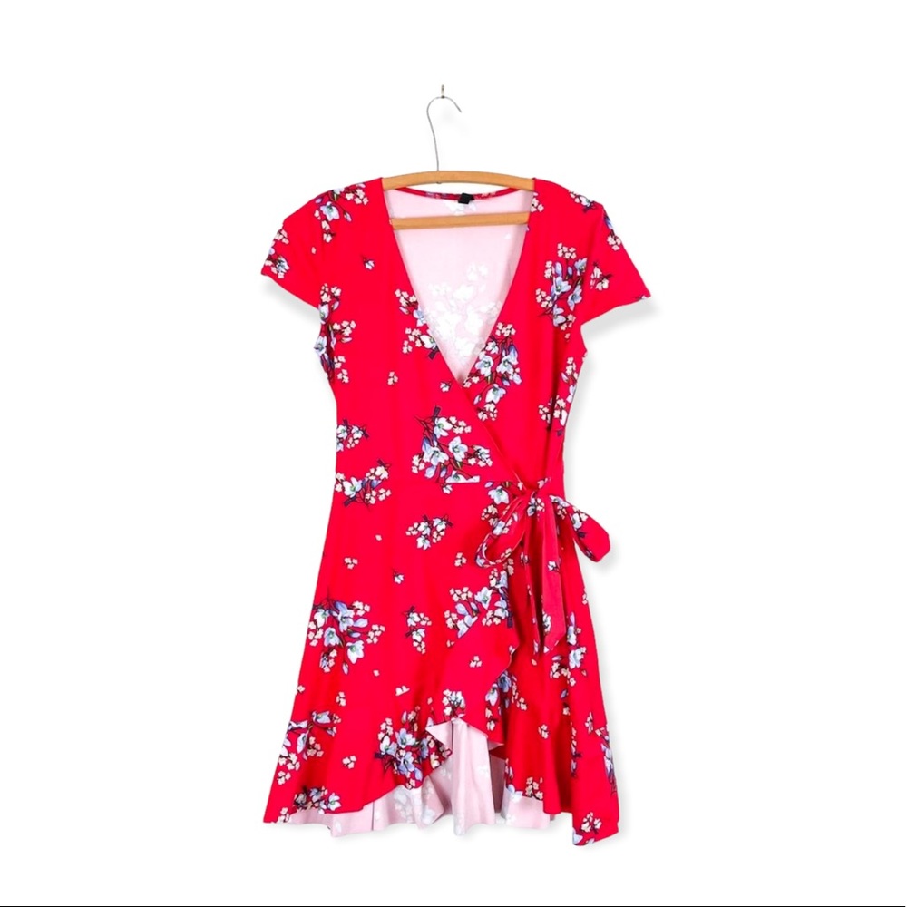 Red Floral Dress